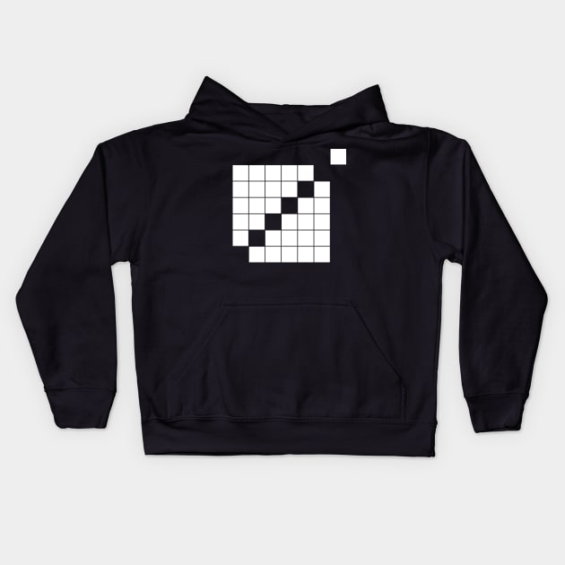 squares design Kids Hoodie by lkn